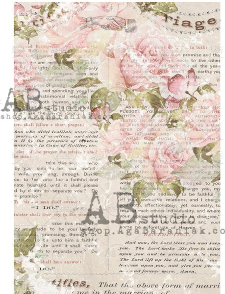 Book Page Floral AB