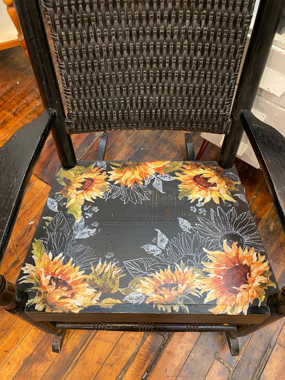 Sunflower Stamp IOD Décor Stamp