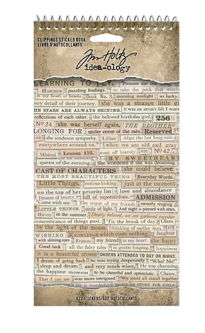 Tim Holtz Clippings Stickers