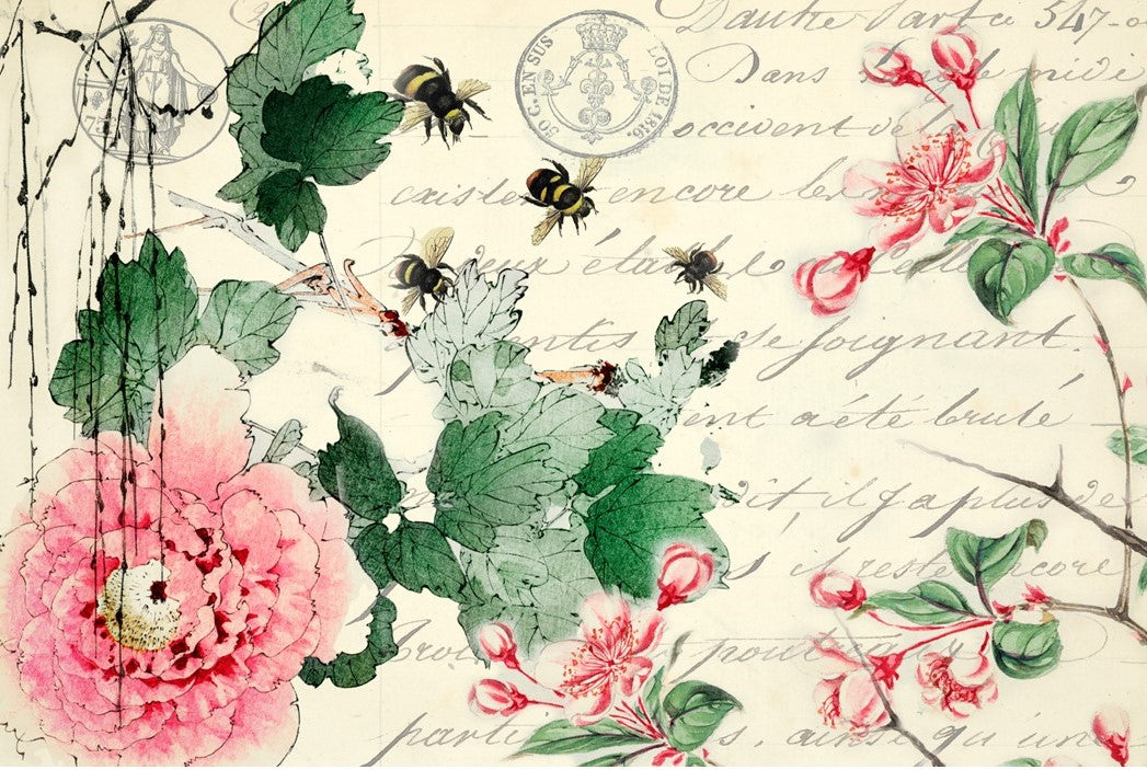 Roycycled Cherry Blossoms, design by Roycycled, nan, for decoupage and crafting