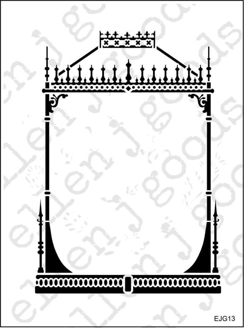Vivarium Stencil by ellen j goods