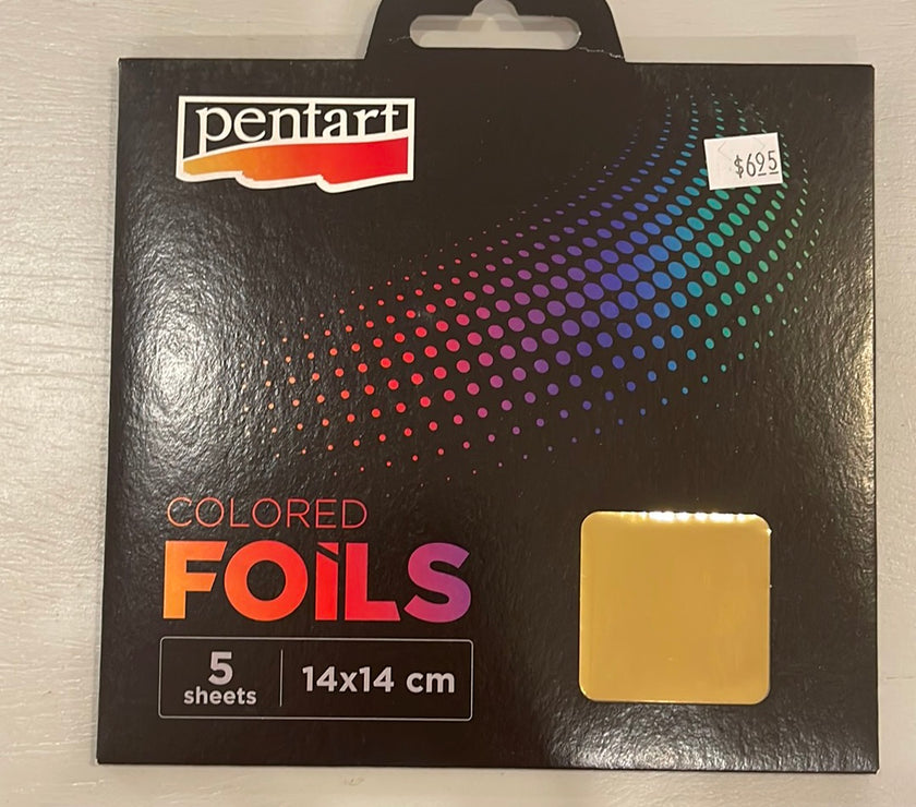 Pentart Colored Foils, Baroque Gold, design by Pentart, arts & entertainment > hobbies & creative arts > arts & crafts, for decoupage and crafting