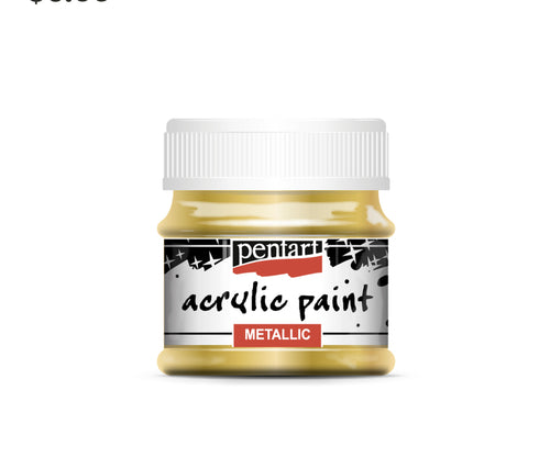 Pentart Gold Acrylic Paint, design by Pentart, nan, for decoupage and crafting