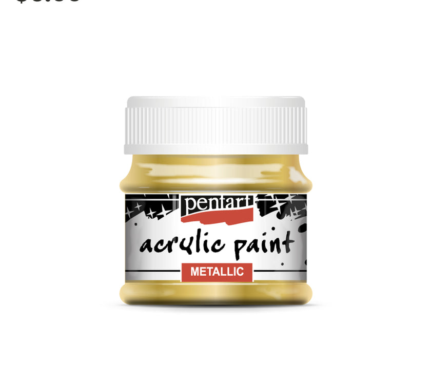 Pentart Gold Acrylic Paint, design by Pentart, nan, for decoupage and crafting