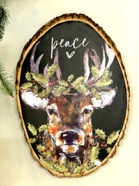 Kiln dried wood slice