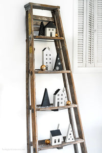 Funky Junk Christmas Village