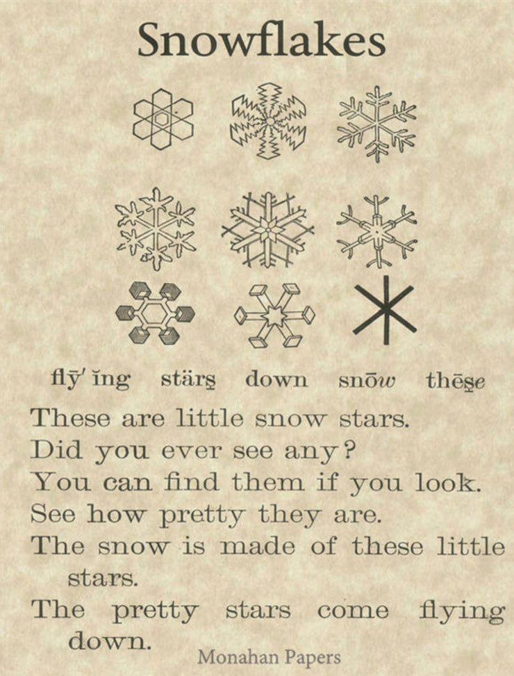 Snowflakes Paper Sheet (055) SPS205