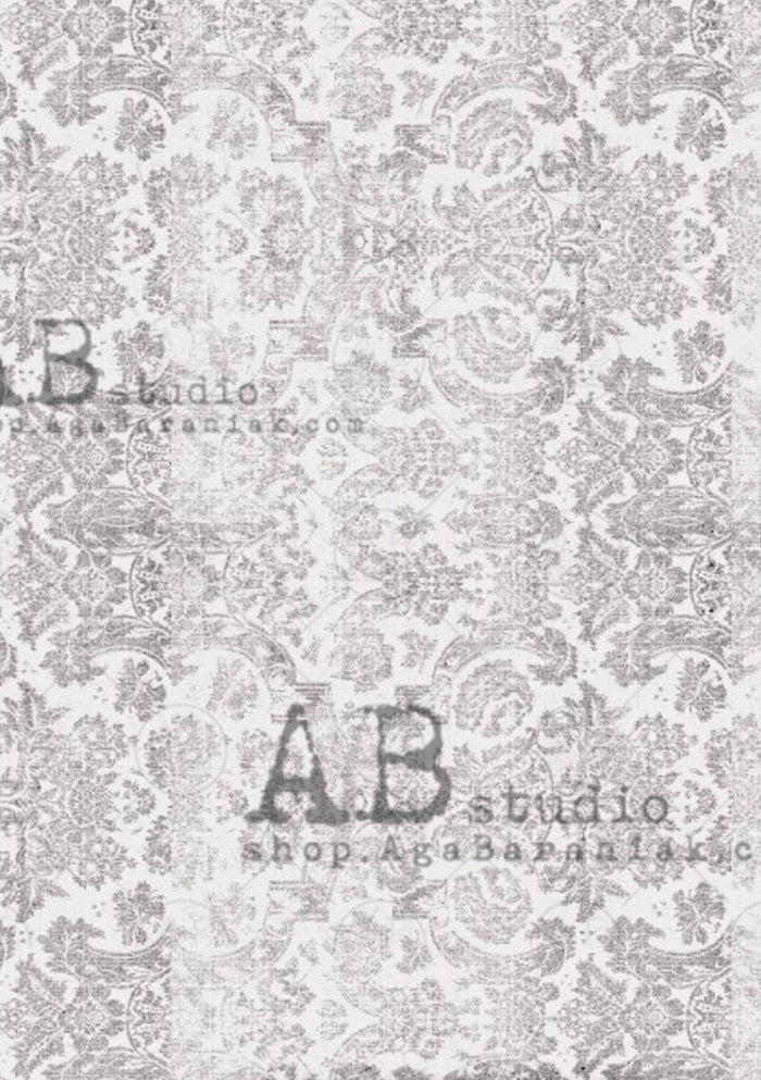 Gray and White Lace ABRP_517