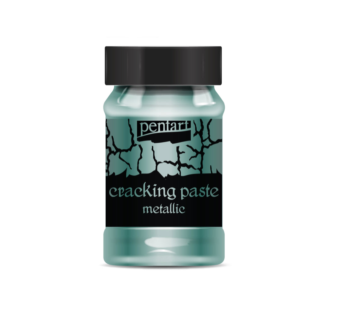 Pentart Metallic Cracking Paste 100mg, design by Pentart, nan, for decoupage and crafting