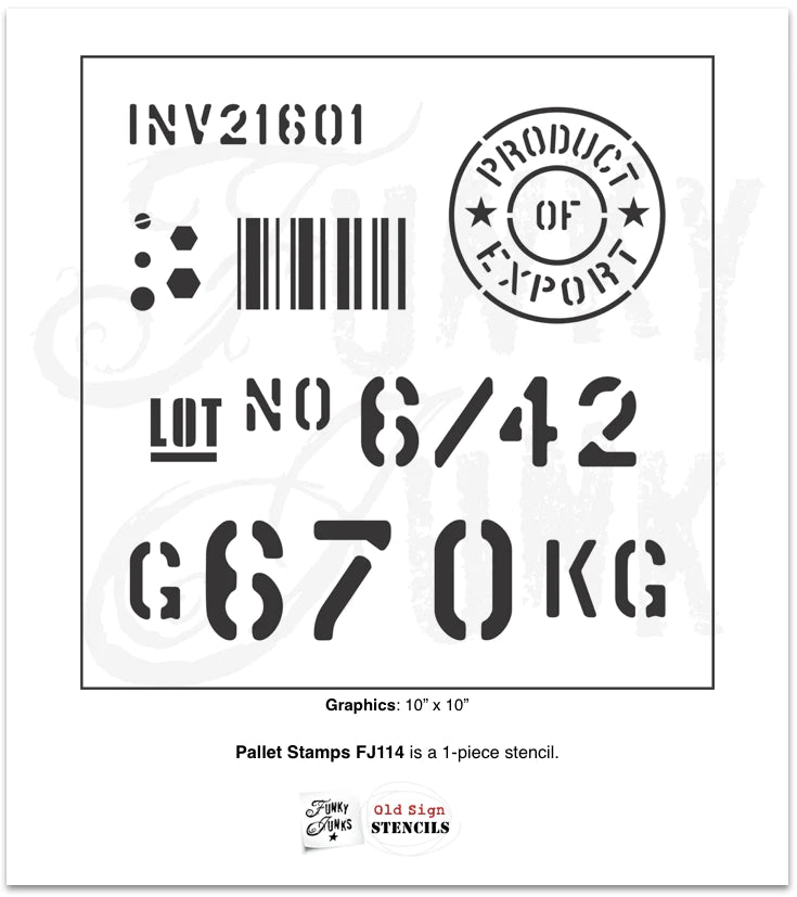 Funky Junk Pallet Stamps