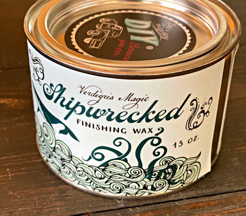 Debi's DIY Shipwrecked Verdigris Green Finish Wax