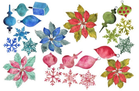 Roycycled Watercolor Christmas by Lexi Grenzer