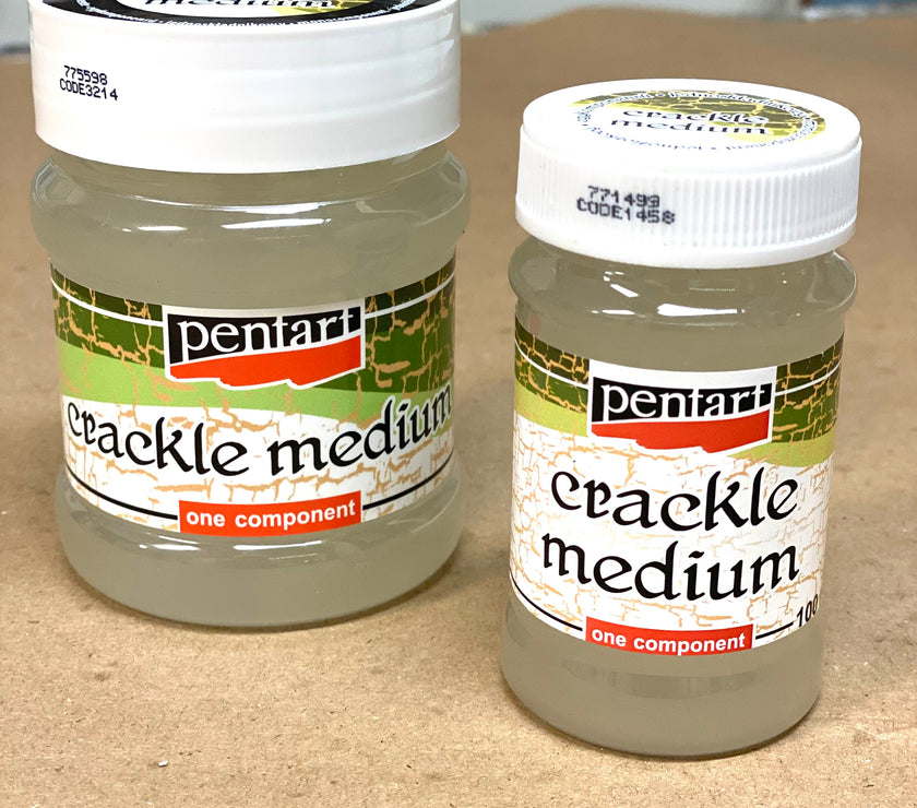 Pentart 1 component Crackle Medium 2 sizes