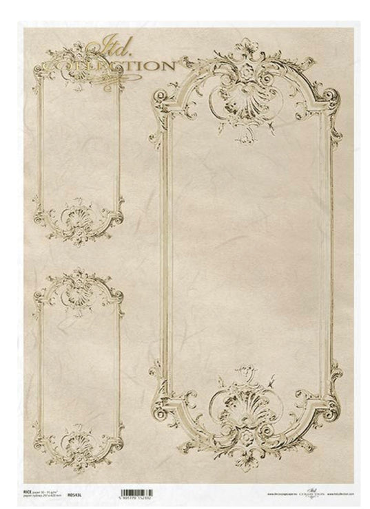 Vintage Frames Paper