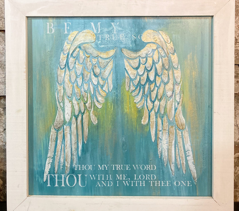 Muddaritaville Angel Wings  Stencil