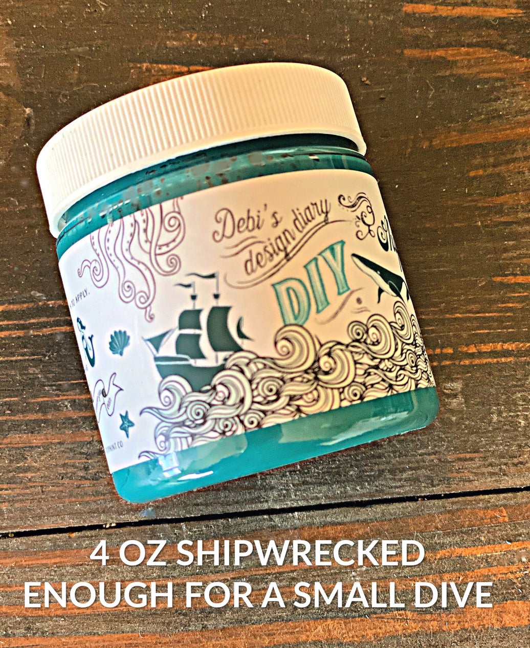 Debi's DIY Shipwrecked Verdigris Green Finish Wax