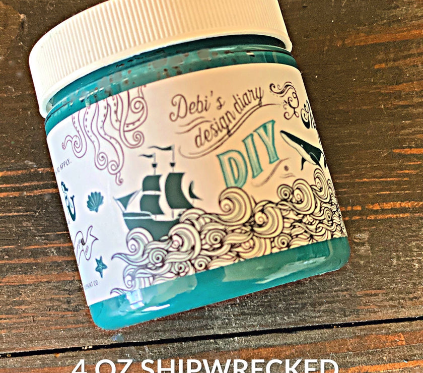 Debi's DIY Shipwrecked Verdigris Green Finish Wax