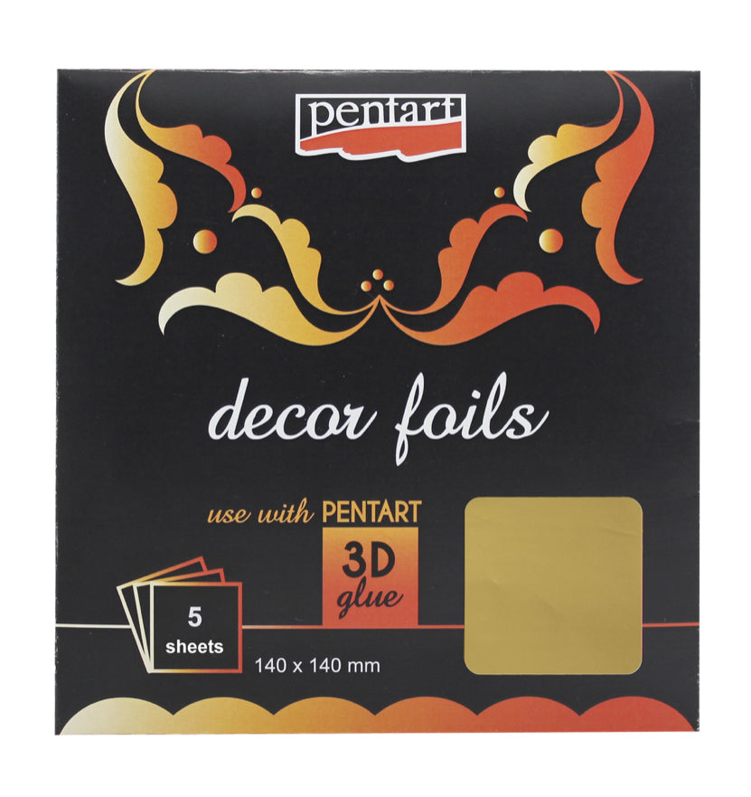Pentart Decor Foil, Metallic Gold, design by Pentart, nan, for decoupage and crafting