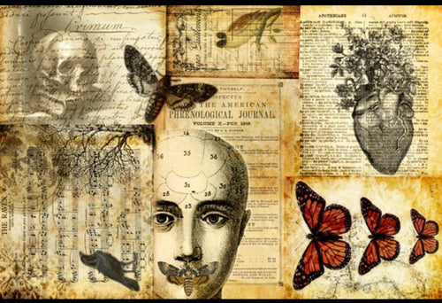 Roycycled Halloween Masterboard (discontinued), design by Roycycled, arts & entertainment > hobbies & creative arts > arts & crafts > art & crafting materials, for decoupage and crafting