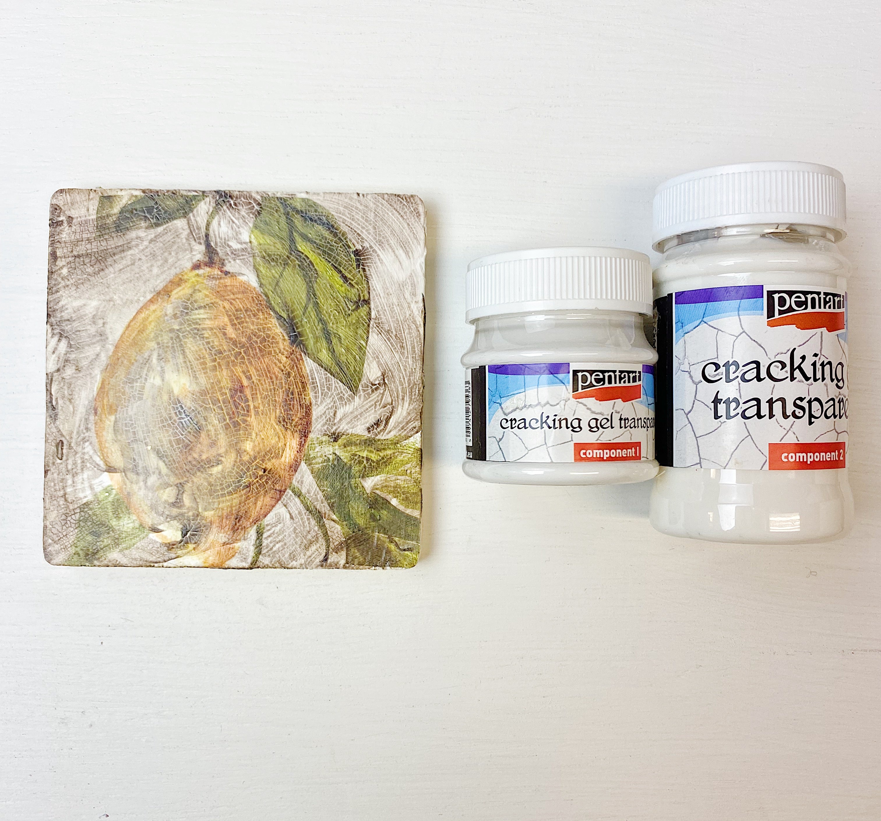 Pentart Transparent Cracking Gel, design by Pentart, arts & entertainment > hobbies & creative arts > arts & crafts, for decoupage and crafting