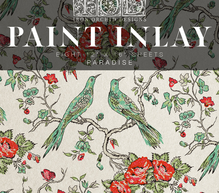 Paradise IOD Paint Inlay