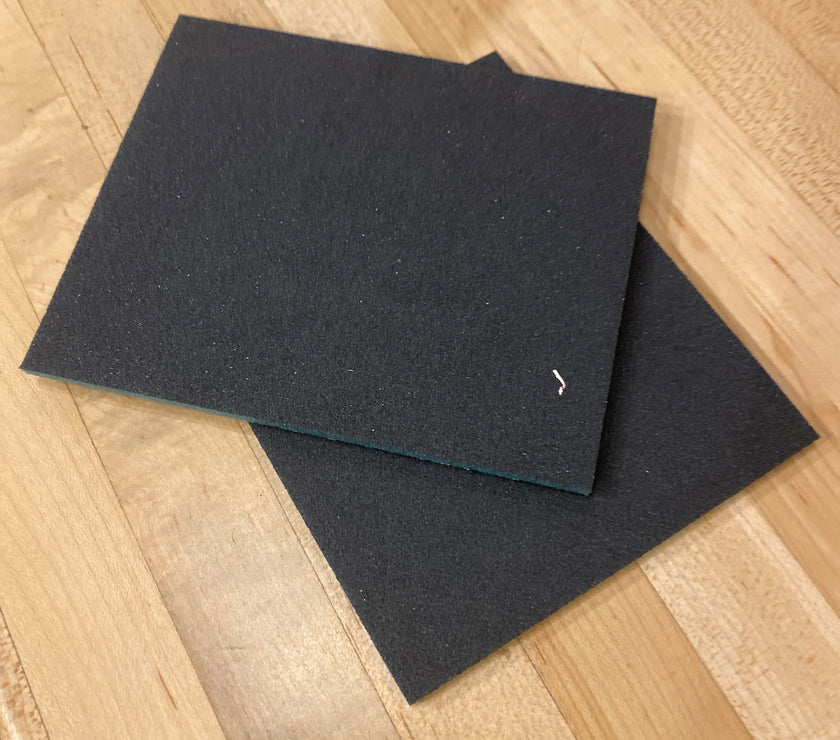 Ultra fine sanding pad for finishing