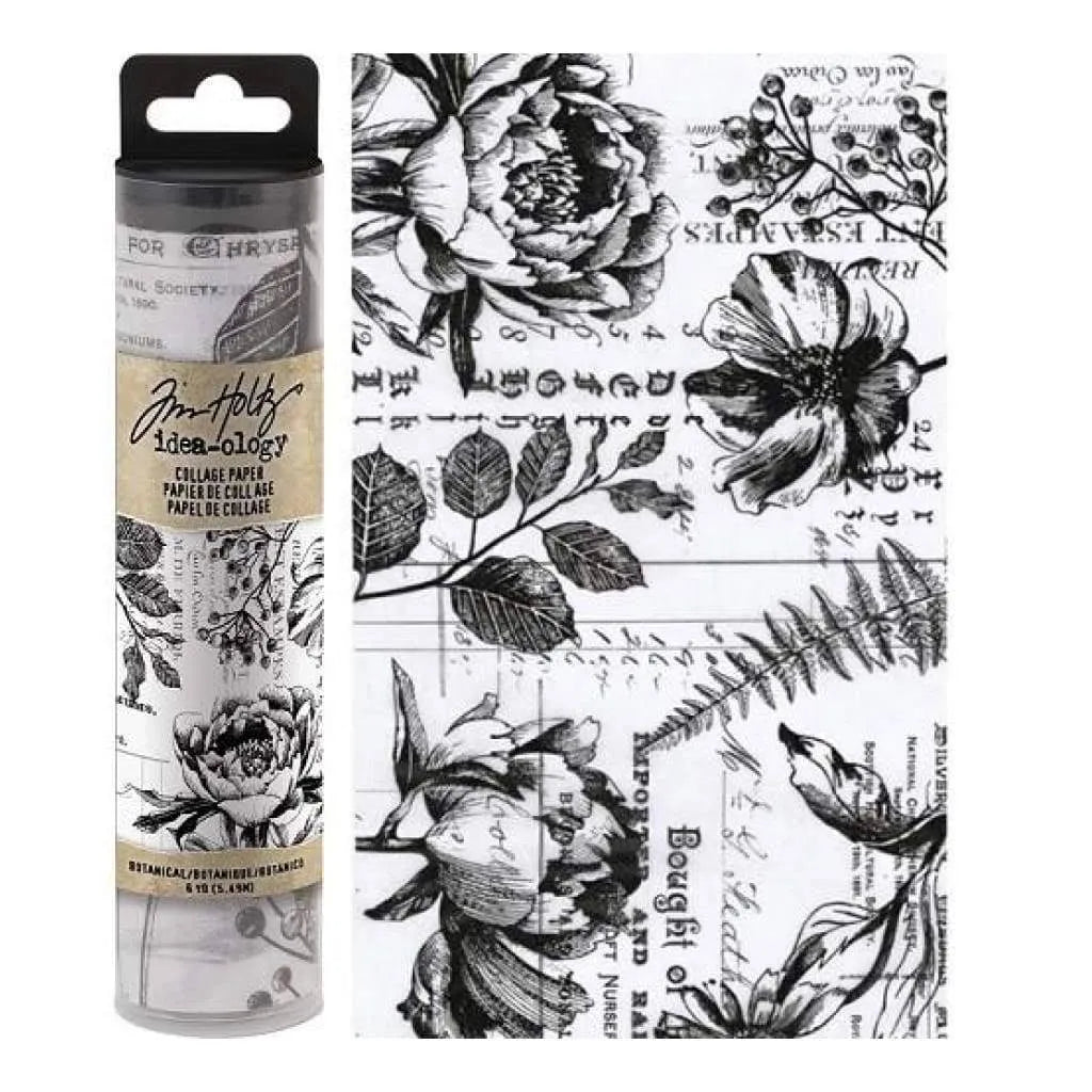 Tim Holtz Collage Paper Botanical