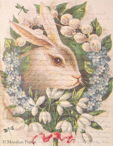 Floral Bunny Wreath - E92