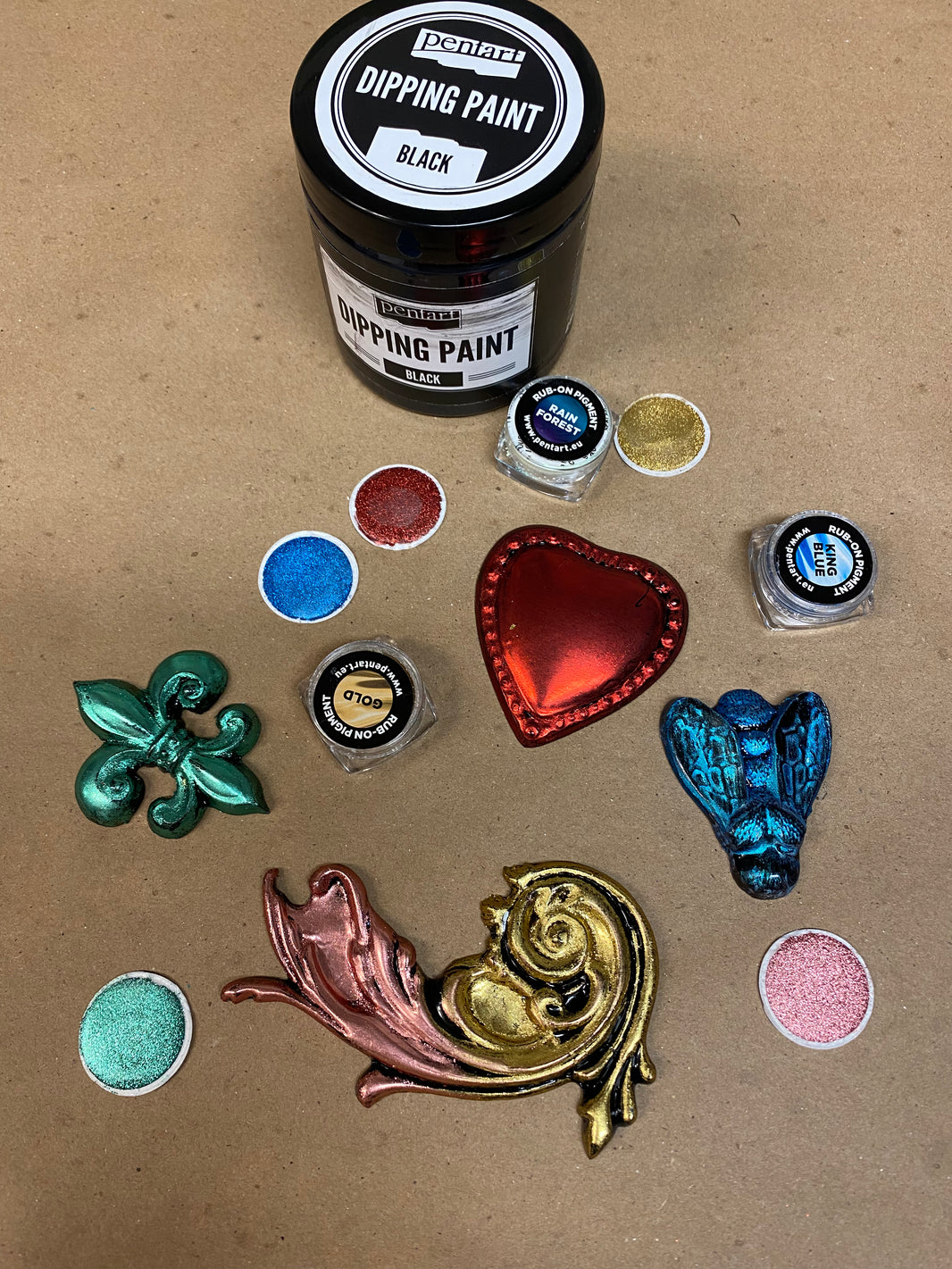 Pentart Rub-on pigment chrome effects 0.5 g