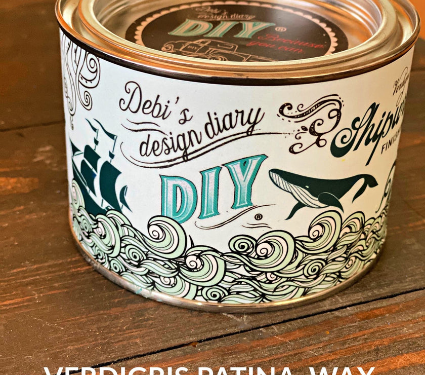 Debi's DIY Shipwrecked Verdigris Green Finish Wax