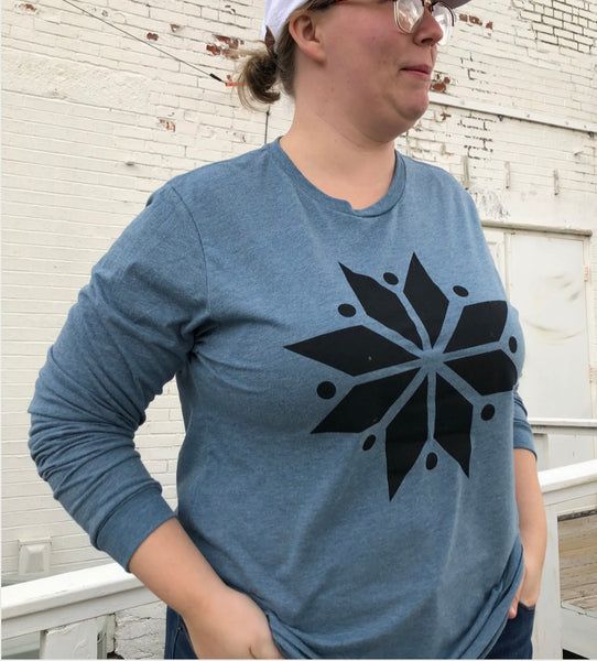 Lake Effect Snowflake  Long Sleeve tees