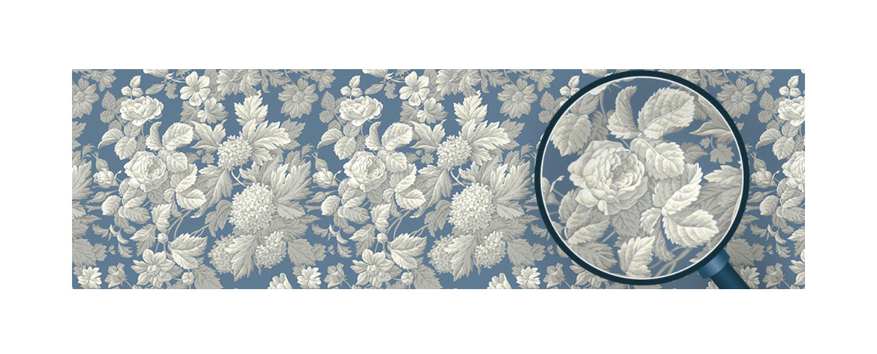 Roll Flowers  Blue 02