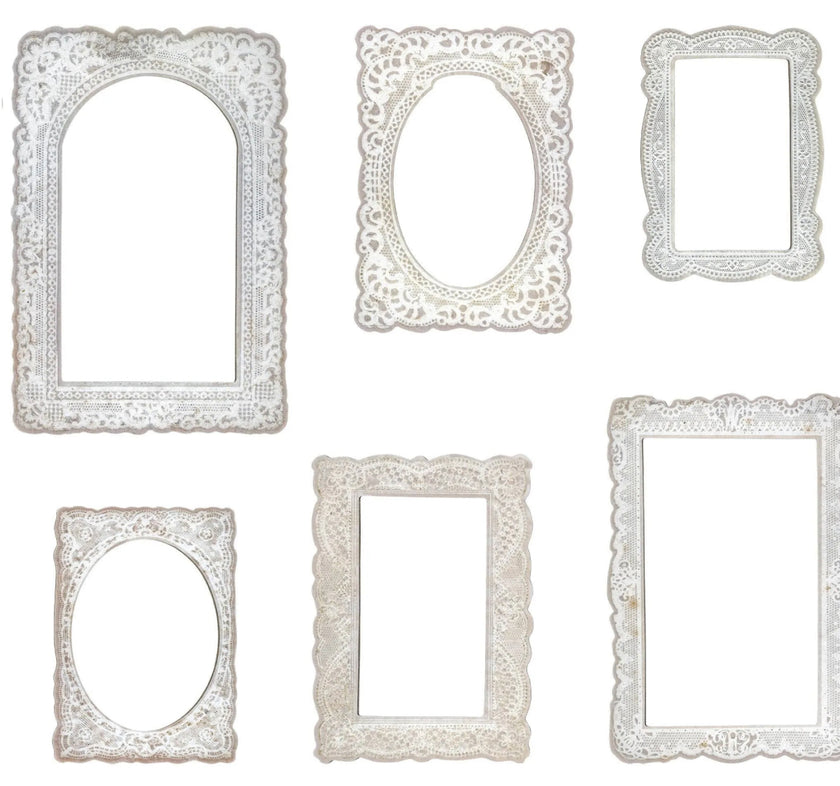 Tim Holtz Lace Baseboard Frames