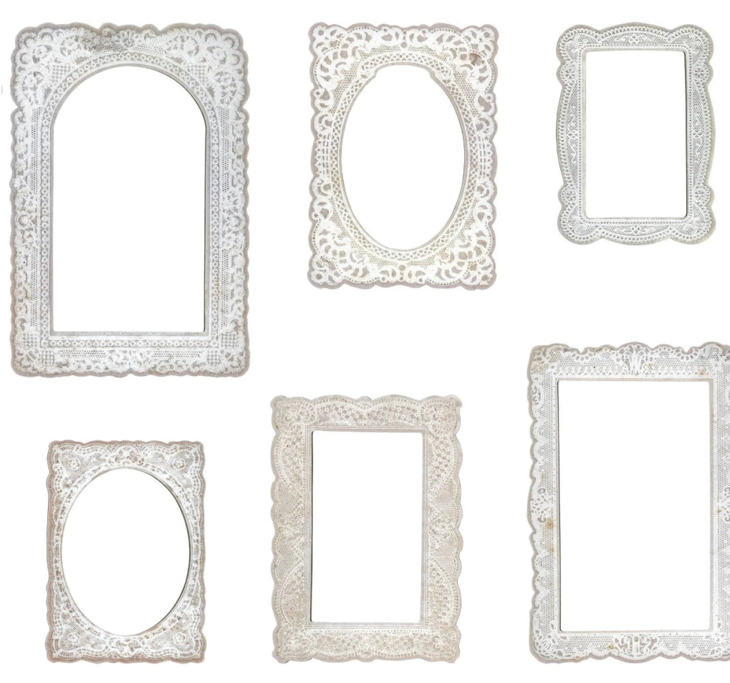 Tim Holtz Lace Baseboard Frames