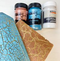 Pentart Metallic Cracking Paste 100mg, design by Pentart, nan, for decoupage and crafting
