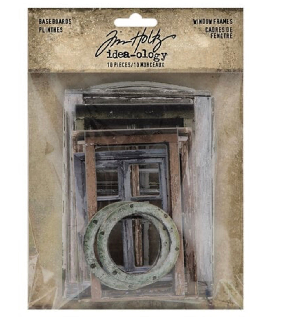 Tim Holtz Baseboard Window Frames