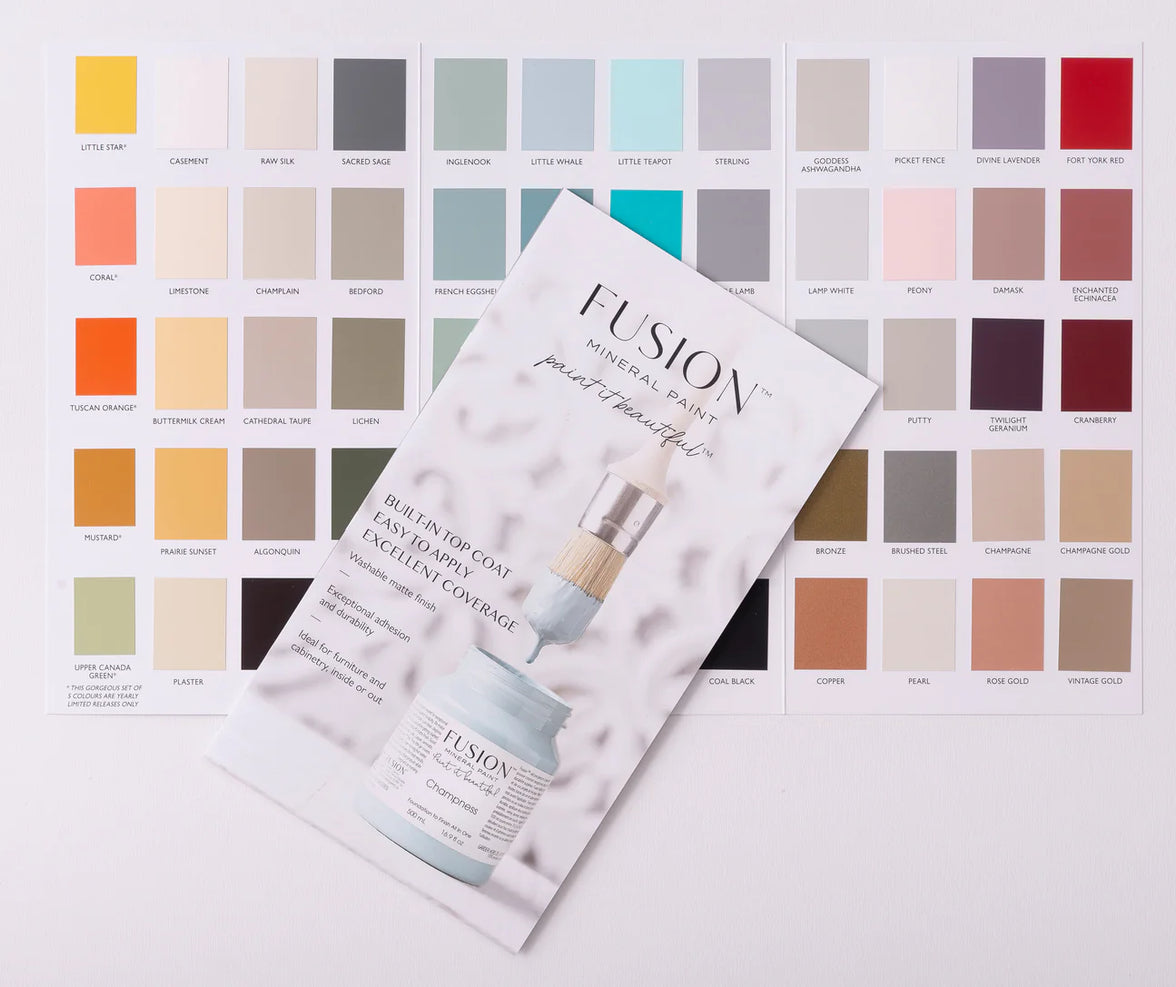 Fusion Mineral Paint True Color Card