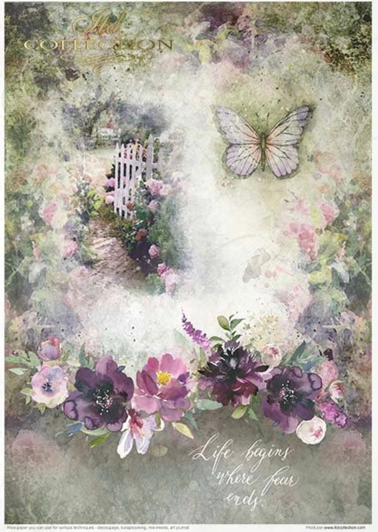 Garden of Dreams, pack of 11 size A4