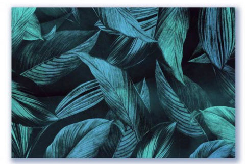 Blue Tropical Leaves