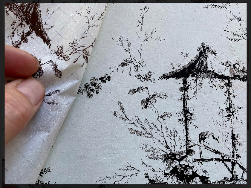 Petits Parasols IOD Paint Inlay