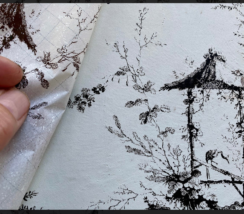 Petits Parasols IOD Paint Inlay