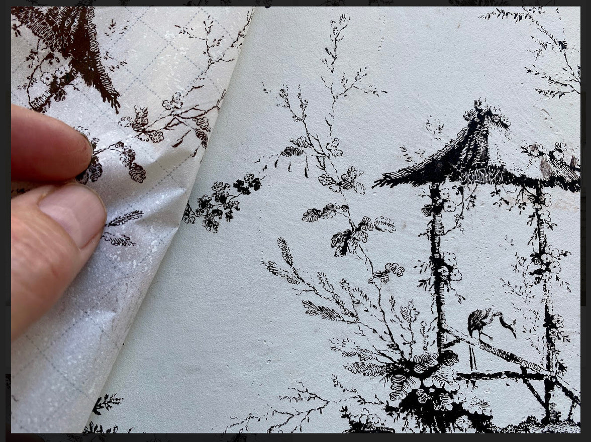 Petits Parasols IOD Paint Inlay