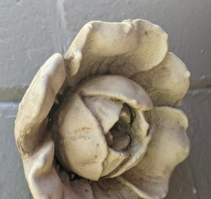 English Rose Concrete Plaque