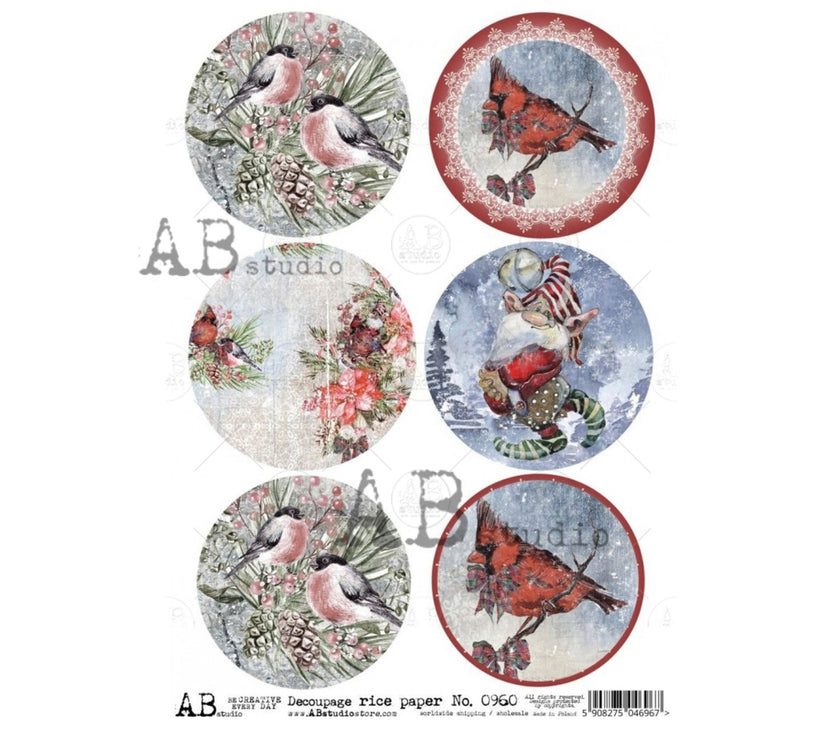 Bird Ornament Rounds ABRP_0960