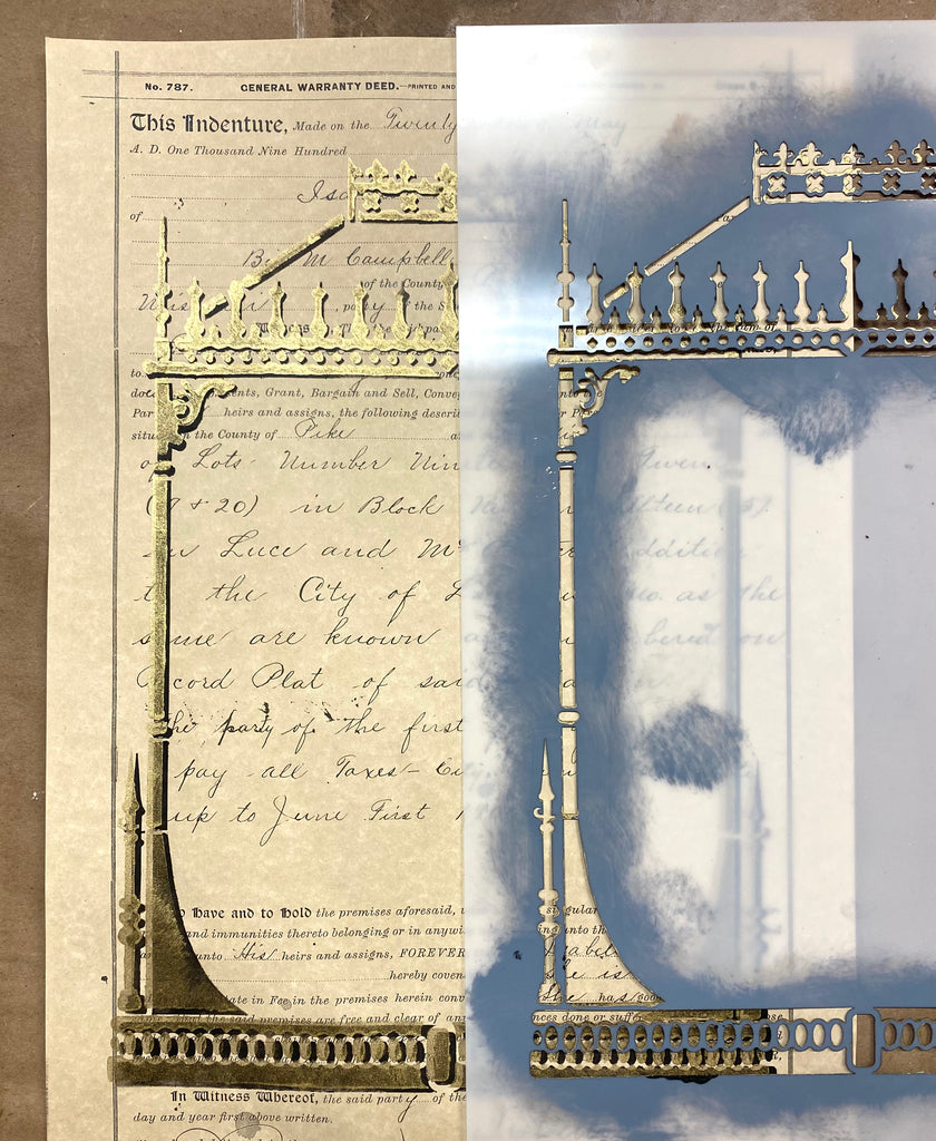 Vivarium Stencil by ellen j goods