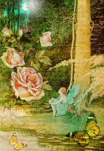 Fairy with Pink Rose Fairies 0083