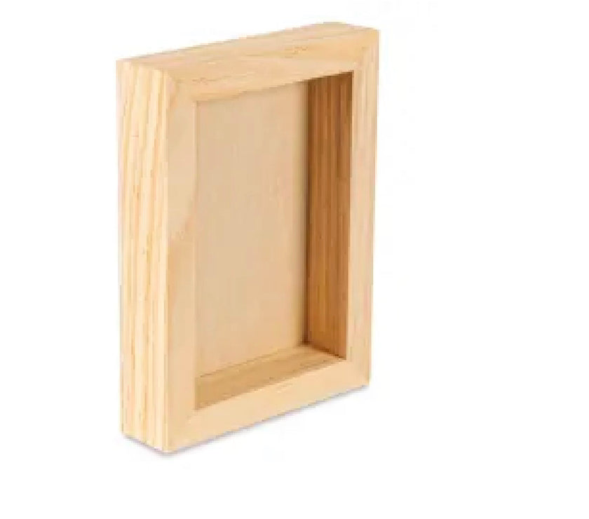 Artists' Wood Panel - Gallery Cradle, 6" x 8", 1 7/8” deep Cradle