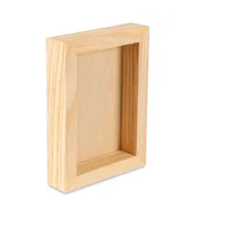 Artists' Wood Panel - Gallery Cradle, 6" x 8", 1 7/8” deep Cradle
