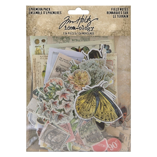 Tim Holtz  Ephemera Pack FIELD NOTES