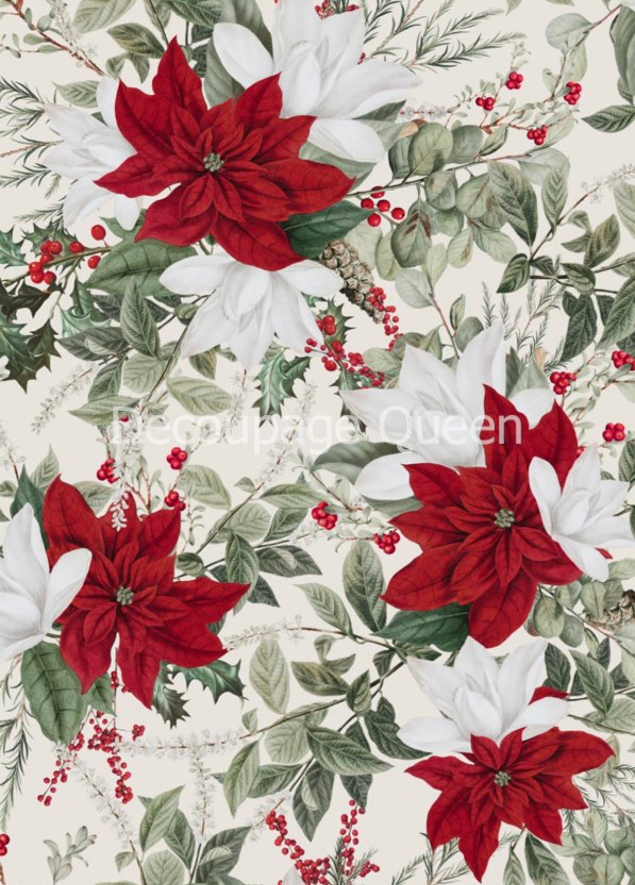 Forest Lore Christmas Floral White